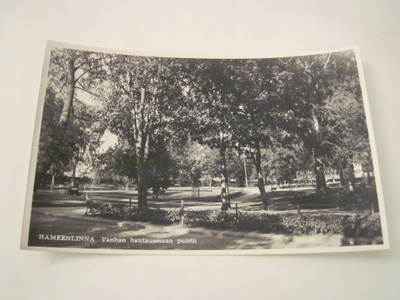 VANHA Postikortti Hämeenlinna 1950-l Alkup.Mallikappale