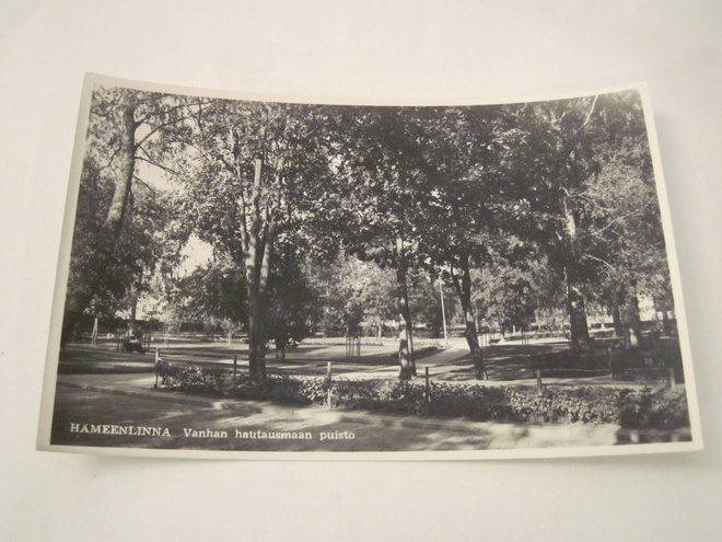 VANHA Postikortti Hämeenlinna 1950-l Alkup.Mallikappale