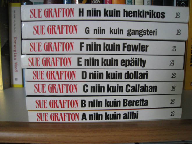 8 x Sue Grafton (pokkarit)