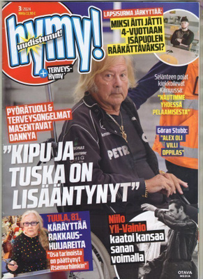 Hymy n:o 3 2024 Danny. Selänteen pojat. Niilo. Göran & Alex.