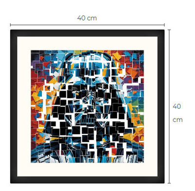 Uusi sci-fi Pop art print taulu 40 cm x 40 cm