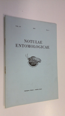 Notulae entomologicae n:o 3/1975