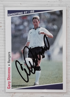 Gary Stevens Englanti signed