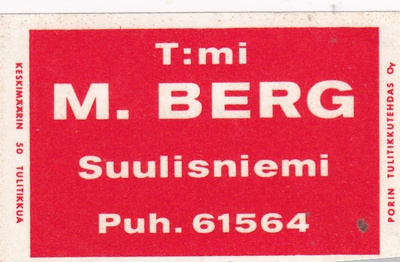 Suulisniemi, T:mi M. Berg    7/10