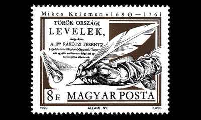 Unkari 4094 ** Kirjailija Kelemen Mikes (1990)