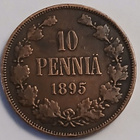 Nikolai II kupari 10 penniä vuodelta 1895. - pikkukuva 1