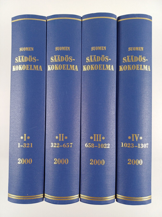 Suomen säädöskokoelma 2000 1-4