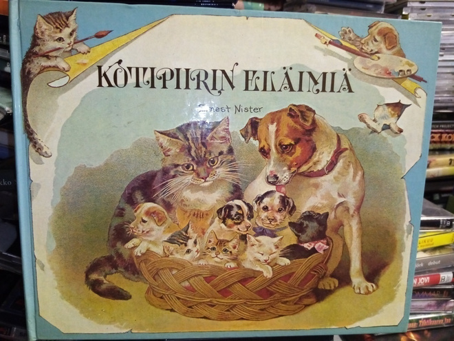 Pop-up kuvakirja KOTIPIIRIN ELÄIMIÄ ( SIS POSTIKULU)