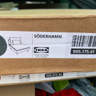 Söderhamn cover for a 1-seat section in Tallmyra medium grey - pikkukuva 1