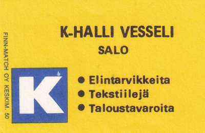 Salo, K - Halli Vesseli  b592