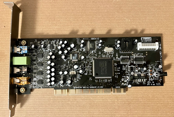 Sound Blaster Live! 24bit PCI