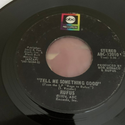 RUFUS: Tell me something good * Smoking Room * USA 1974