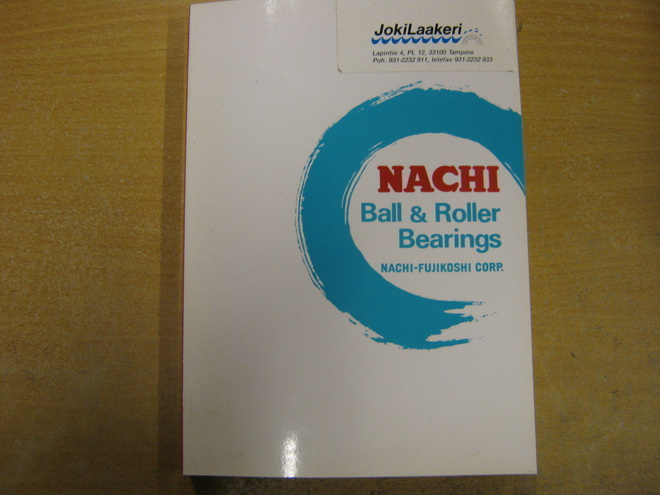tuoteluettelo Nachi Ball & roller bearings