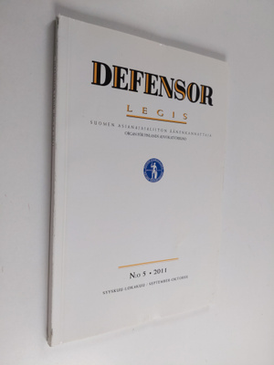 Defensor legis n:o 5/2011