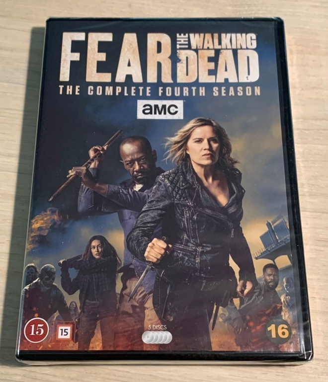 Fear The Walking Dead: Kausi 4 (5DVD) uusi ja muoveissa