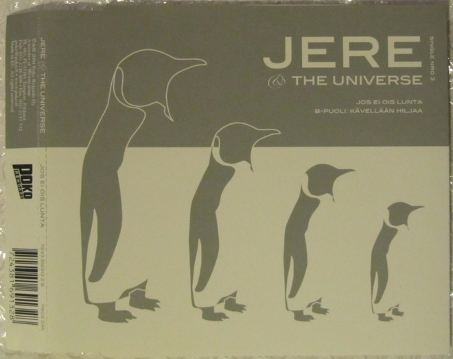 Jere & The Universe • Jos Ei Ois Lunta CD-Single
