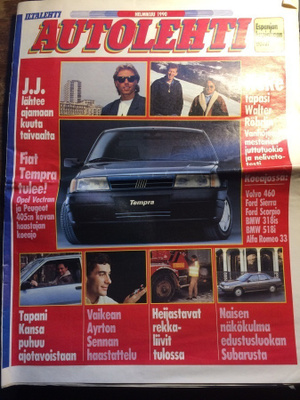 Iltalehti, helmikuu 1990, Autolehti