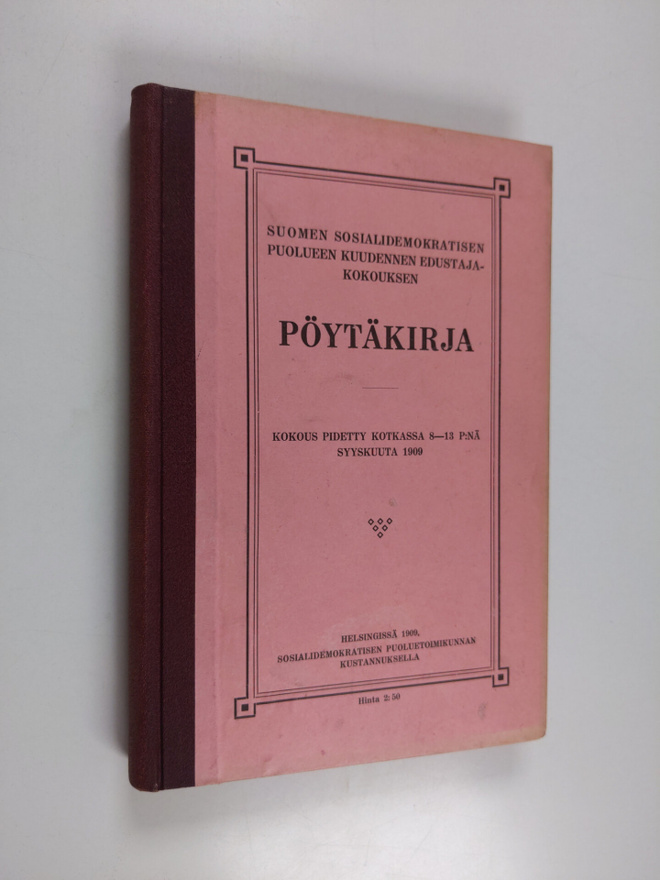 Suomen sosialidemokratisen puolueen kuudennen edustajakok...