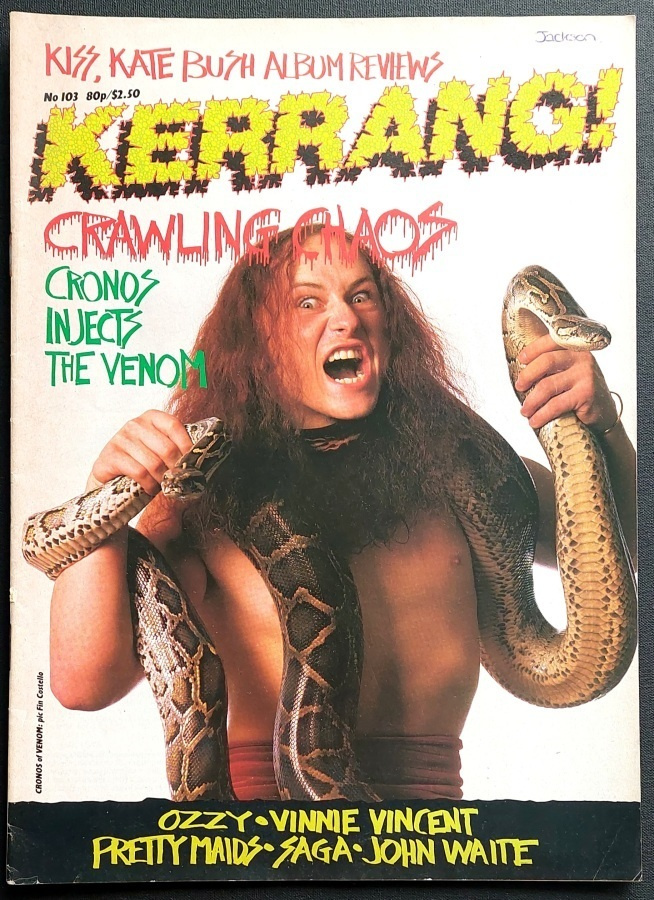 Kerrang 1985 : KISS , Vinnie Vincent , Venom , Ozzy jne...