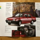 Esite Ford Orion Laser 1988 - pikkukuva 2