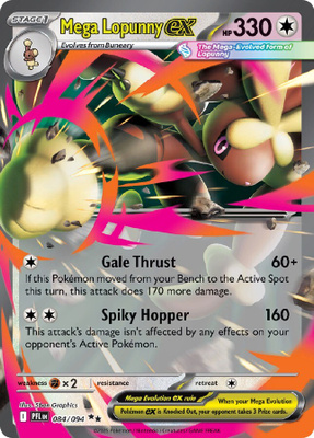 Mega Lopunny ex 084/094 - Phantasmal Flames - NM/M