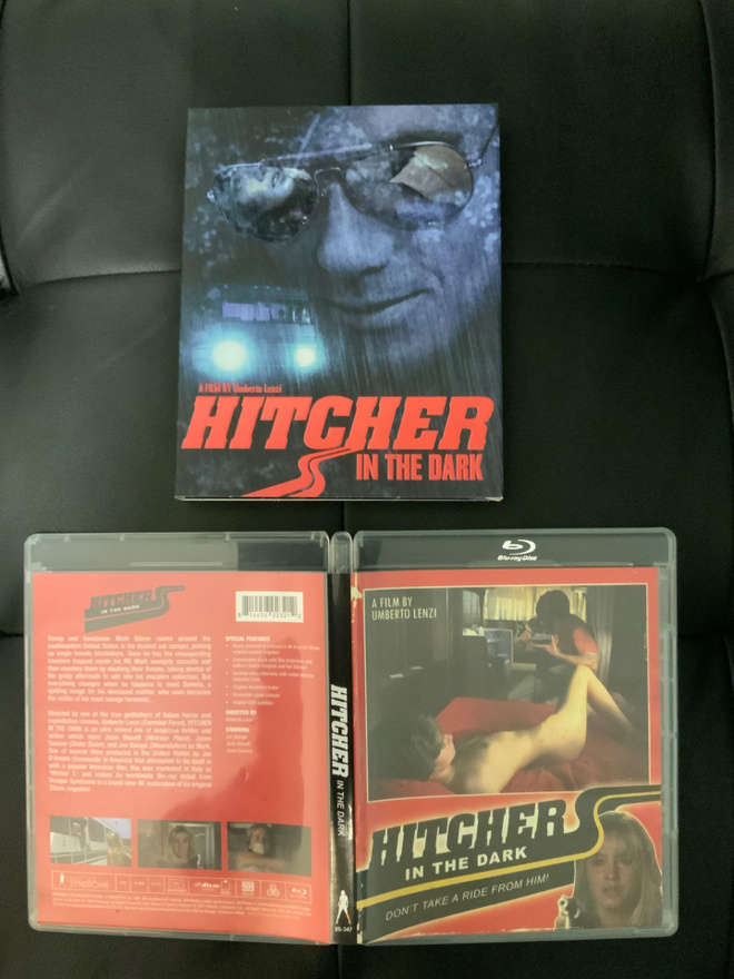 Hitcher In The Dark Blu Ray Vinegar Syndrome OOP