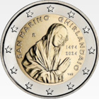 San Marino 2024 2 euro CC Ghirlandaio kortissa/kansiossa - pikkukuva 2