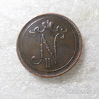 10 penniä 1911 kulkematon , patinoinin alkua. - pikkukuva 4