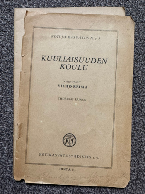 Vilho Reima Kuuliaisuuden koulu