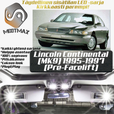 Lincoln Continental (MK9) Pre-Facelift Sisätilan