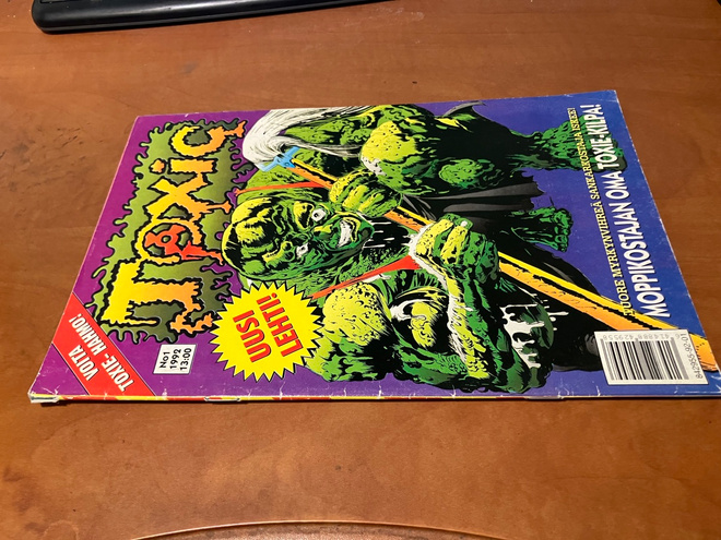 TOXIC 1/1992 ENSIMMÄINEN NUMERO HYVÄ