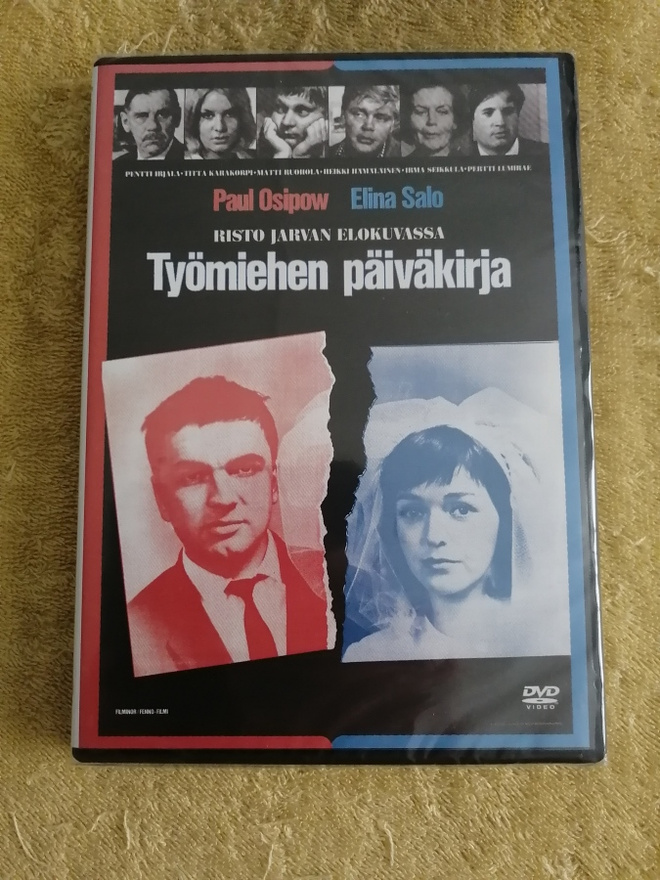 TYÖMIEHEN PÄIVÄKIRJA DVD *muoveissa*