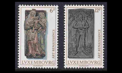 Luxemburg 933-4 ** Arkkitehtuuri renesanssi (1976)