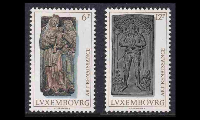 Luxemburg 933-4 ** Arkkitehtuuri renesanssi (1976)
