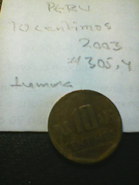 Peru 10 centimos 2003, km#305.4