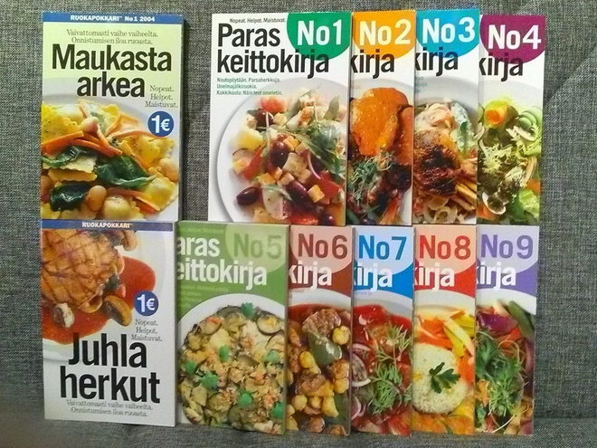 Paras keittokirja 1 - 9, Ruokapokkari 1 - 2