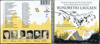 RUNORETKI LAULAEN . CD-LEVY