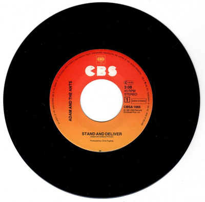 Adam And The Ants: Stand And Deliver 7"