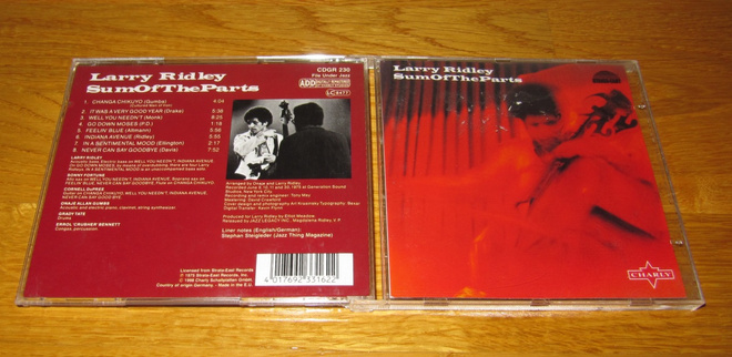 Larry Ridley: Sum of the Parts CD