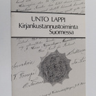 Unto Lappi : Kirjankustannustoiminta Suomessa - pikkukuva 1