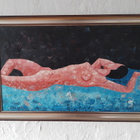 MAKAAVA NAINEN maalaus v. 1988 - pikkukuva 2