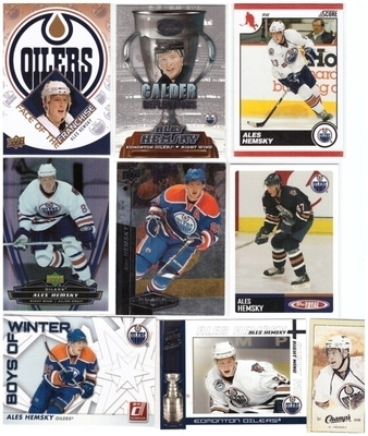 9 x ALES HEMSKY Edmonton Oilers Erikois/Parallel Rc ym. kort