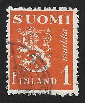 Yleismerkki 1mk 1930 (LAPE 150) O roso