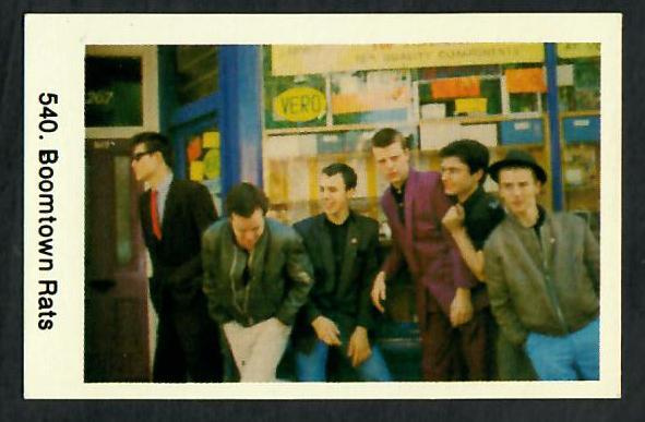 Keräilykuva - Boomtown Rats 540.