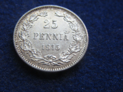 25 penniä 1915