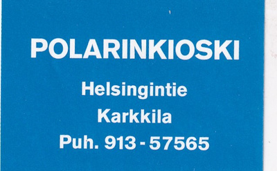 Karkkila. Polarinkioski , Helsingintie 1/16