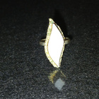 Mother of pearl Simpukka sormus vintage - pikkukuva 5