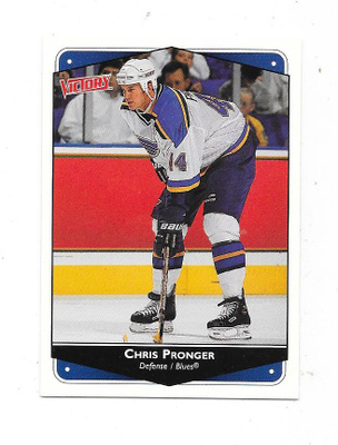 1999-00 UD Victory #263 Chris Pronger , St Louis Blues