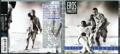 EROS RAMAZZOTTI . CD - LEVY . TUTTE STORIE