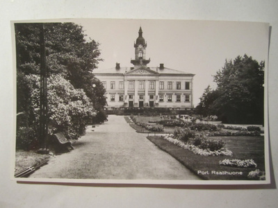 VANHA Postikortti Pori 1950-l Alkup.Mallikappale